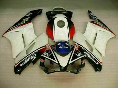 Blanc Noir Carénage Moto Honda CBR 1000 RR 2004-2005