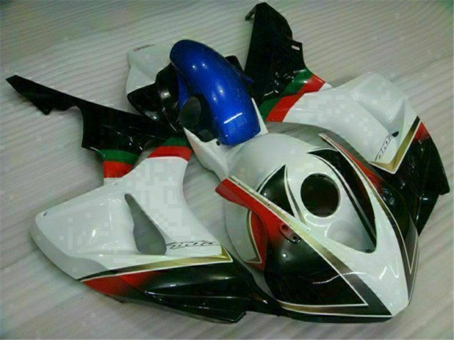 Blanc Noir Carénage Moto Honda CBR 1000 RR 2006-2007 Blanc Noir Carénage Moto Honda CBR 1000 RR 2006-2007