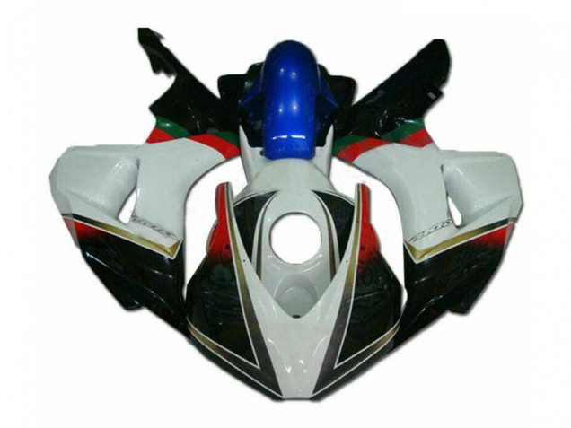 Blanc Noir Carénage Moto Honda CBR 1000 RR 2006-2007 Blanc Noir Carénage Moto Honda CBR 1000 RR 2006-2007