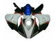 Blanc Noir Carénage Moto Honda CBR 1000 RR 2006-2007 Blanc Noir Carénage Moto Honda CBR 1000 RR 2006-2007