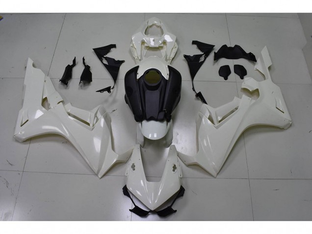 Blanc Noir Carénage Moto Honda CBR 1000 RR 2017-2023 Blanc Noir Carénage Moto Honda CBR 1000 RR 2017-2023