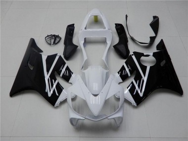 Blanc Noir Carénage Moto Honda CBR 600 F4i 2001-2003