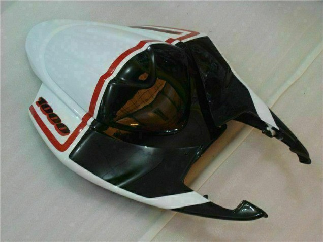 Blanc Noir Carénage Moto Suzuki GSXR 1000 K5 2005-2006 Blanc Noir Carénage Moto Suzuki GSXR 1000 K5 2005-2006
