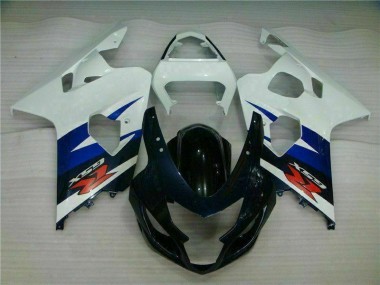 Blanc Noir Carénage Moto Suzuki GSXR 600 / 750 K4 2004-2005