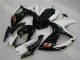 Blanc Noir Carénage Moto Suzuki GSXR 600 / 750 K6 2006-2007