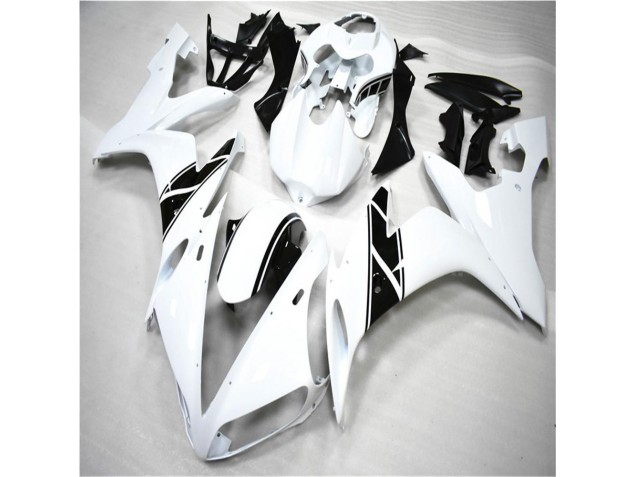 Blanc Noir Carénage Moto Yamaha R1 2004-2006 Blanc Noir Carénage Moto Yamaha R1 2004-2006