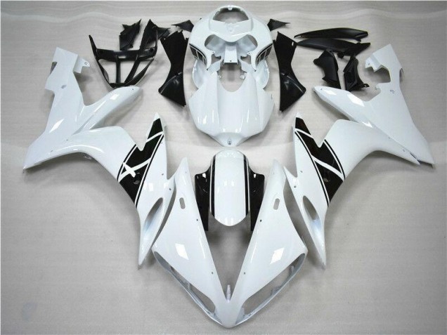 Blanc Noir Carénage Moto Yamaha R1 2004-2006 Blanc Noir Carénage Moto Yamaha R1 2004-2006