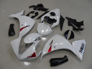 Blanc Noir Carénage Moto Yamaha R1 2012-2014