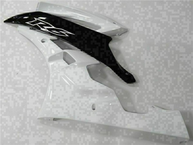 Blanc Noir Carénage Moto Yamaha R6 2006-2007 Blanc Noir Carénage Moto Yamaha R6 2006-2007