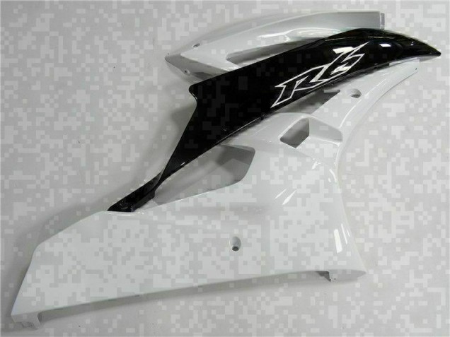 Blanc Noir Carénage Moto Yamaha R6 2006-2007 Blanc Noir Carénage Moto Yamaha R6 2006-2007