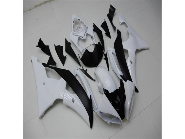 Blanc Noir Carénages Moto & Carrosserie Yamaha R6 2008-2016 Blanc Noir Carénages Moto & Carrosserie Yamaha R6 2008-2016