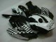 Blanc Noir Carénages Moto Honda CBR 1000 RR 2004-2005 Blanc Noir Carénages Moto Honda CBR 1000 RR 2004-2005