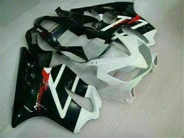 Blanc Noir Carénages Moto Honda CBR 600 F4i 2001-2003