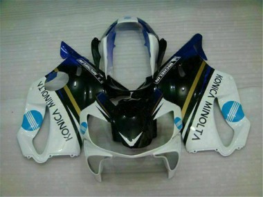 Blanc Noir Carénages Moto Honda CBR 600 F4i 2004-2007