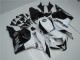 Blanc Noir Carénages Moto Honda CBR 600 RR 2009-2012 Blanc Noir Carénages Moto Honda CBR 600 RR 2009-2012