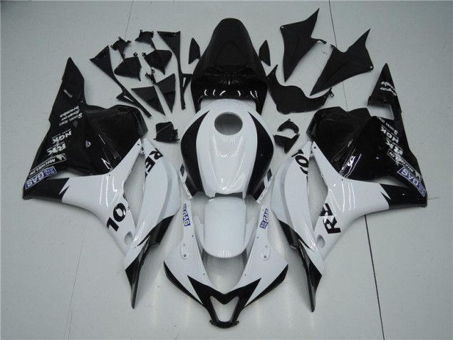Blanc Noir Carénages Moto Honda CBR 600 RR 2009-2012 Blanc Noir Carénages Moto Honda CBR 600 RR 2009-2012
