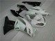 Blanc Noir Carénages Moto Kawasaki ZX6R 2009-2012