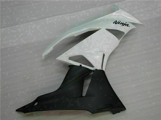 Blanc Noir Carénages Moto Kawasaki ZX6R 2009-2012