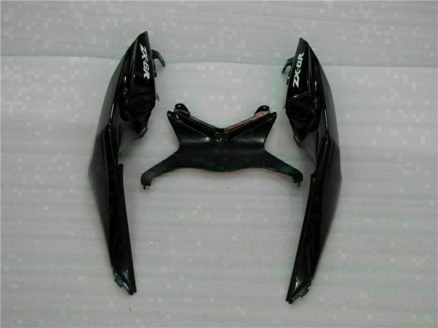 Blanc Noir Carénages Moto Kawasaki ZX6R 2009-2012
