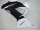 Blanc Noir Carénages Moto Kawasaki ZX6R 2013-2018 Blanc Noir Carénages Moto Kawasaki ZX6R 2013-2018