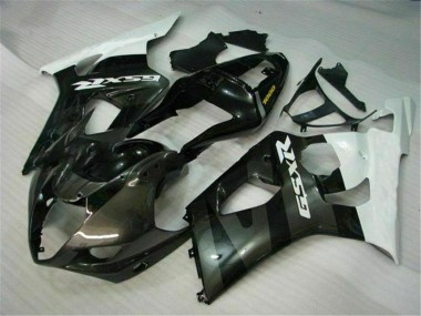 Blanc Noir Carénages Moto Suzuki GSXR 1000 K3 2003-2004