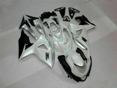 Blanc Noir Carénages Moto Suzuki GSXR 1000 K9 2009-2016