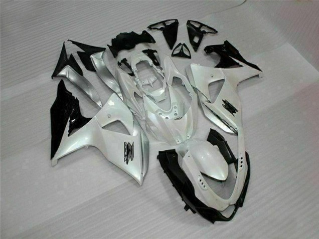 Blanc Noir Carénages Moto Suzuki GSXR 1000 K9 2009-2016 Blanc Noir Carénages Moto Suzuki GSXR 1000 K9 2009-2016