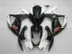 Blanc Noir Carénages Moto Suzuki GSXR 600 / 750 K6 2006-2007 Blanc Noir Carénages Moto Suzuki GSXR 600 / 750 K6 2006-2007