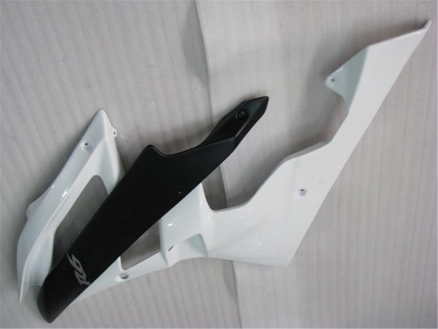 Blanc Noir Carénages Moto Yamaha R6 2006-2007 Blanc Noir Carénages Moto Yamaha R6 2006-2007
