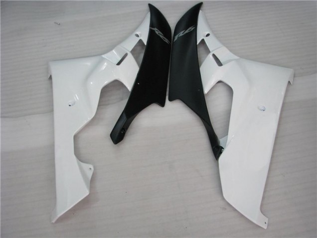 Blanc Noir Carénages Moto Yamaha R6 2006-2007 Blanc Noir Carénages Moto Yamaha R6 2006-2007