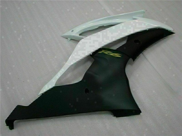 Blanc Noir Carénages Moto Yamaha R6 2008-2016 Blanc Noir Carénages Moto Yamaha R6 2008-2016