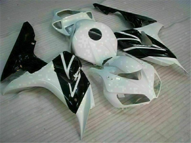 Blanc Noir Carrosserie Moto Honda CBR 1000 RR 2004-2005 Blanc Noir Carrosserie Moto Honda CBR 1000 RR 2004-2005
