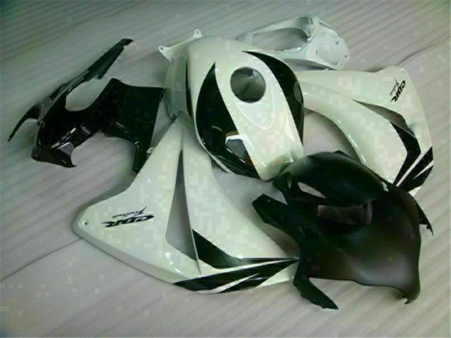 Blanc Noir Carrosserie Moto Honda CBR 1000 RR 2008-2011 Blanc Noir Carrosserie Moto Honda CBR 1000 RR 2008-2011