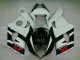 Blanc Noir Carrosserie Moto Suzuki GSXR 1000 K3 2003-2004 Blanc Noir Carrosserie Moto Suzuki GSXR 1000 K3 2003-2004