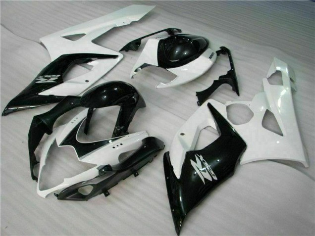Blanc Noir Carrosserie Moto Suzuki GSXR 1000 K5 2005-2006 Blanc Noir Carrosserie Moto Suzuki GSXR 1000 K5 2005-2006