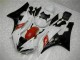 Blanc Noir Carrosserie Moto Yamaha R6 2006-2007 Blanc Noir Carrosserie Moto Yamaha R6 2006-2007