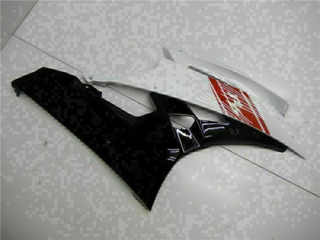 Blanc Noir Carrosserie Moto Yamaha R6 2006-2007 Blanc Noir Carrosserie Moto Yamaha R6 2006-2007