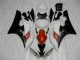 Blanc Noir Carrosserie Moto Yamaha R6 2006-2007 Blanc Noir Carrosserie Moto Yamaha R6 2006-2007