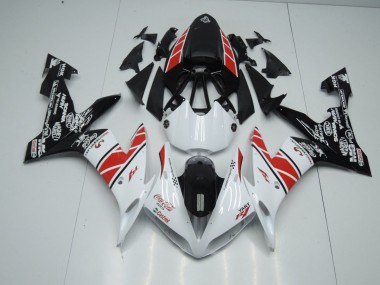 Blanc Noir Décalque Carénage Moto Yamaha R1 2004-2006