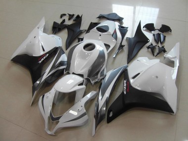 Blanc Noir Gris Carénage Moto Honda CBR 600 RR 2009-2012
