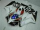 Blanc Noir Kit Carénages Motos Complet Honda CBR 1000 RR 2004-2005 Blanc Noir Kit Carénages Motos Complet Honda CBR 1000 RR 2004-2005