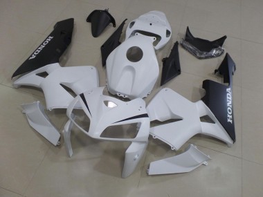 Blanc Noir Kit Carénages Motos Complet Honda CBR 600 RR 2005-2006