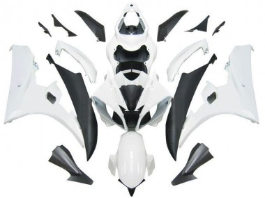 Blanc Noir Kit Carénages Motos Complet Yamaha R6 2006-2007