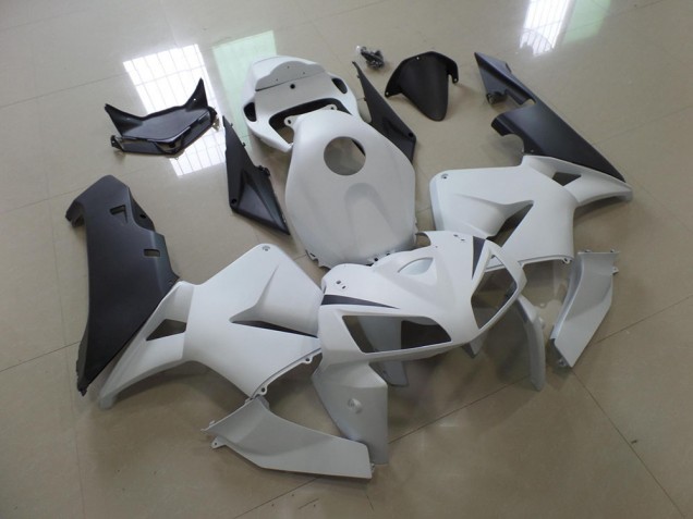 Blanc Noir Kit Carénages Motos Honda CBR 600 RR 2005-2006 Blanc Noir Kit Carénages Motos Honda CBR 600 RR 2005-2006