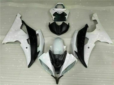 Blanc Noir Kit Carénages Motos & Plastique Yamaha R6 2008-2016