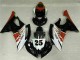 Blanc Noir Kit Carénages Motos Yamaha R6 2008-2016 Blanc Noir Kit Carénages Motos Yamaha R6 2008-2016