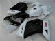 Blanc Noir Ninja Carénage Moto Kawasaki EX250 2008-2012 Blanc Noir Ninja Carénage Moto Kawasaki EX250 2008-2012