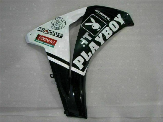 Blanc Noir Playboy Carénage Moto Honda CBR 1000 RR 2008-2011 Blanc Noir Playboy Carénage Moto Honda CBR 1000 RR 2008-2011