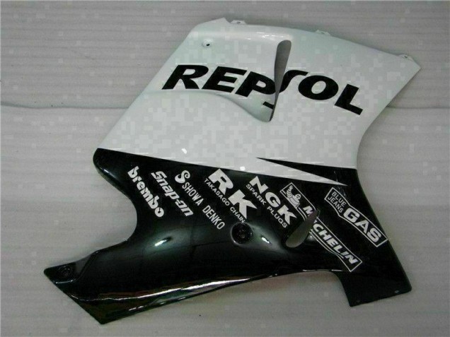 Blanc Noir Repsol Carénage Moto Honda CBR 1100 XX 1996-2007 Blanc Noir Repsol Carénage Moto Honda CBR 1100 XX 1996-2007