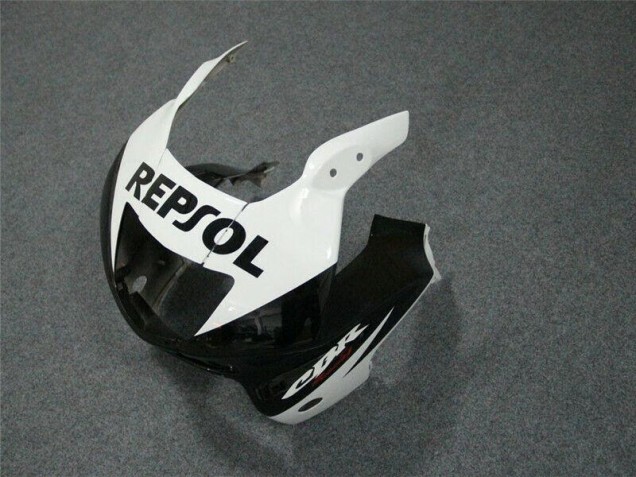 Blanc Noir Repsol Carénage Moto Honda CBR 600 F3 1995-1998 Blanc Noir Repsol Carénage Moto Honda CBR 600 F3 1995-1998